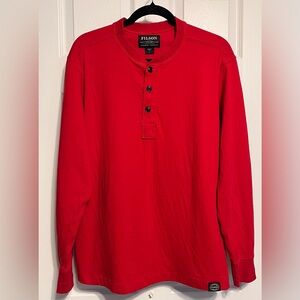 Filson, Men’s Double Layer Henley t-shirt, size L